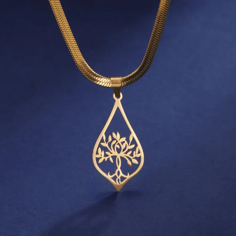 Collier Arbre de Vie Goutte
