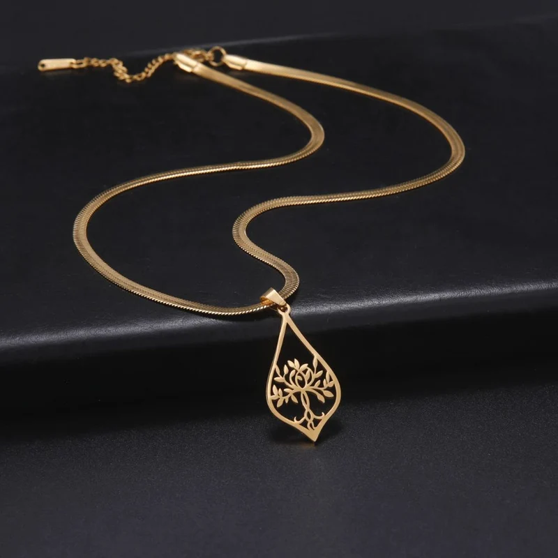 Collier Arbre de Vie Goutte