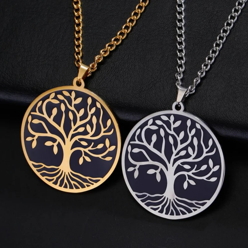 Collier Arbre de Vie Noir