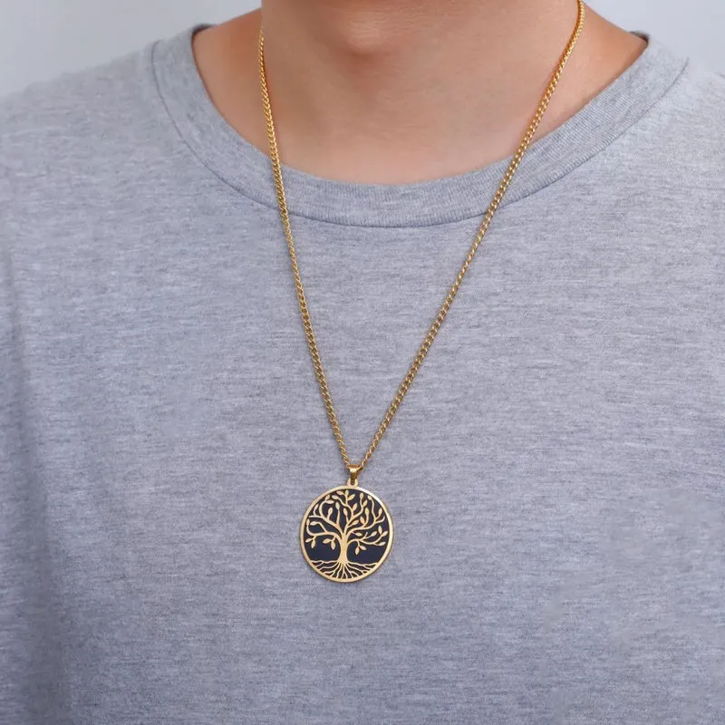 Collier Arbre de Vie Noir