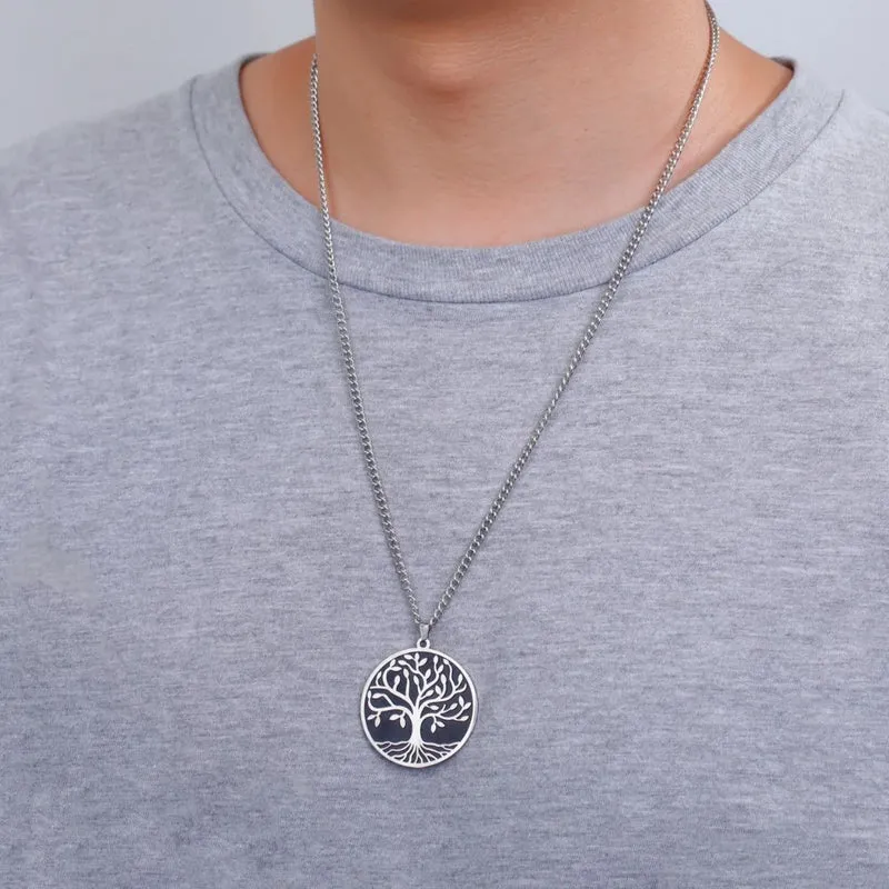 Collier Arbre de Vie Noir