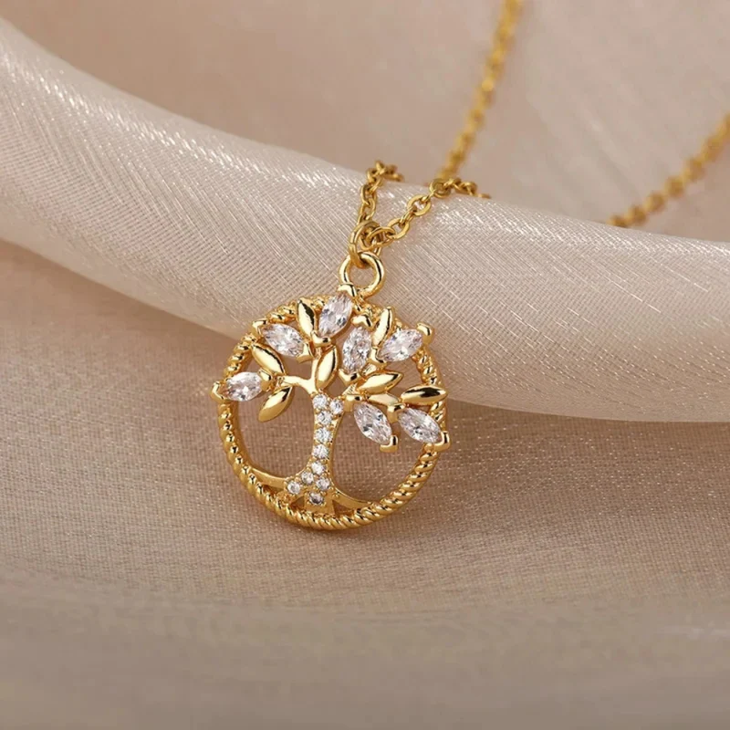 Collier Arbre de Vie couleur Or