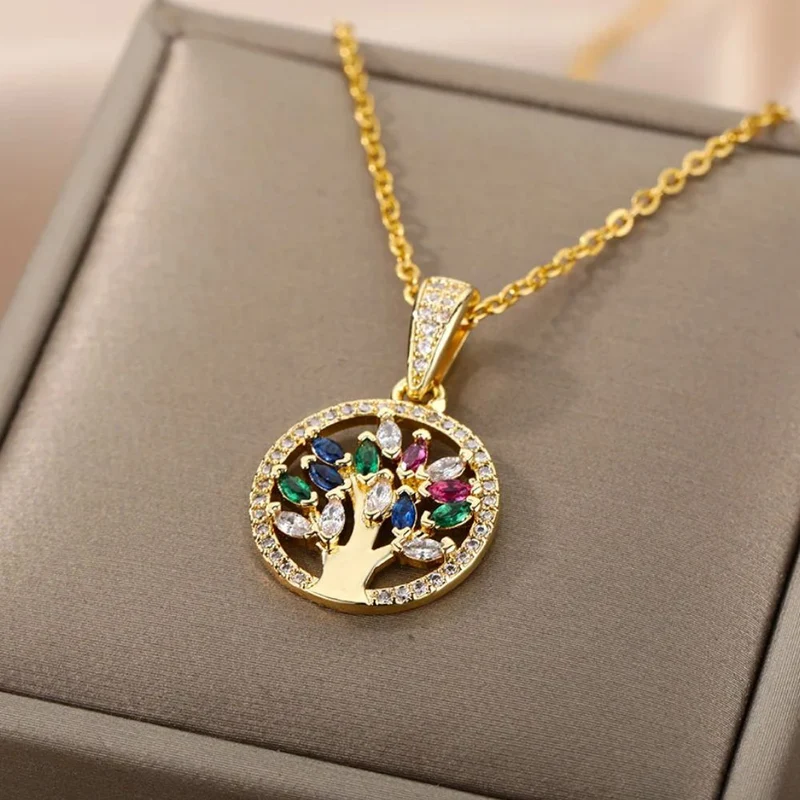 Collier Arbre de Vie Ambre