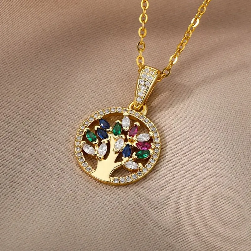 Collier Arbre de Vie Ambre