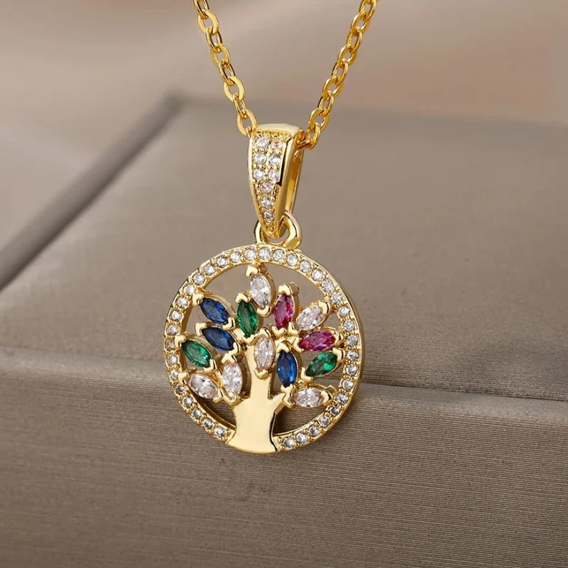 Collier Arbre de Vie Ambre