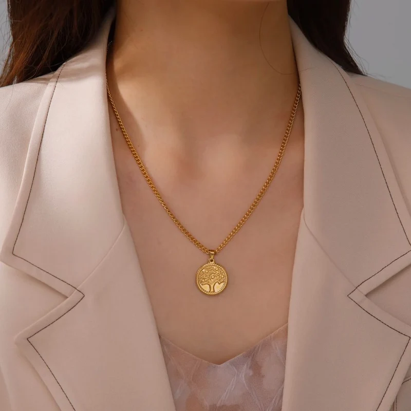 Collier Arbre de Vie Médaille