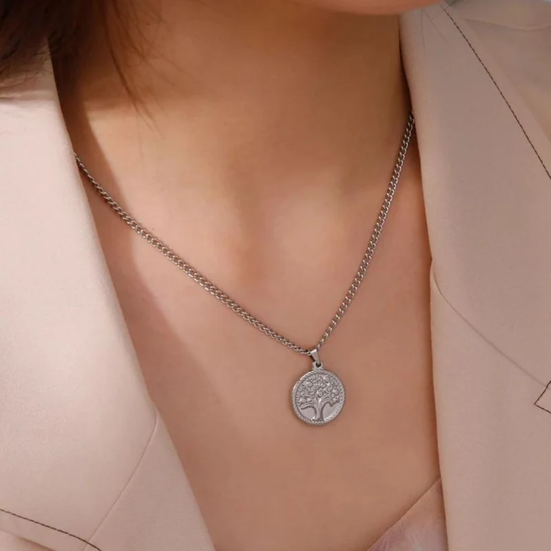 Collier Arbre de Vie Médaille