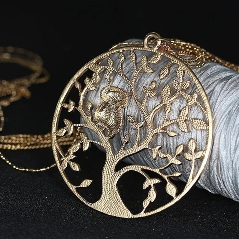 Collier Arbre de Vie Hibou