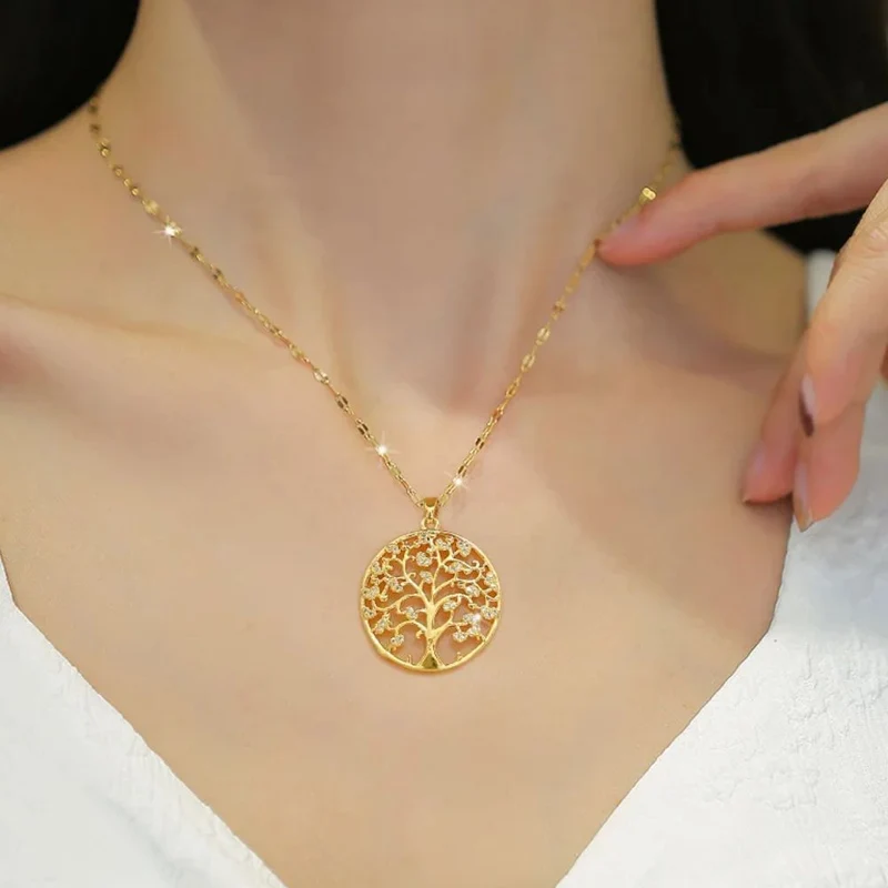 Collier Arbre de Vie Or Jaune