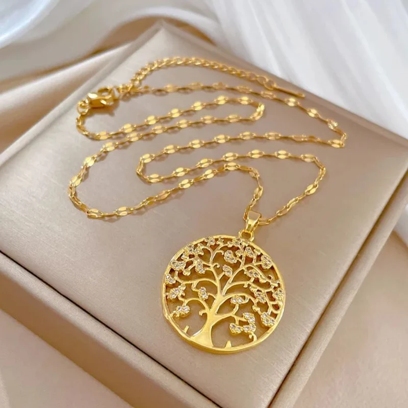 Collier Arbre de Vie Or Jaune