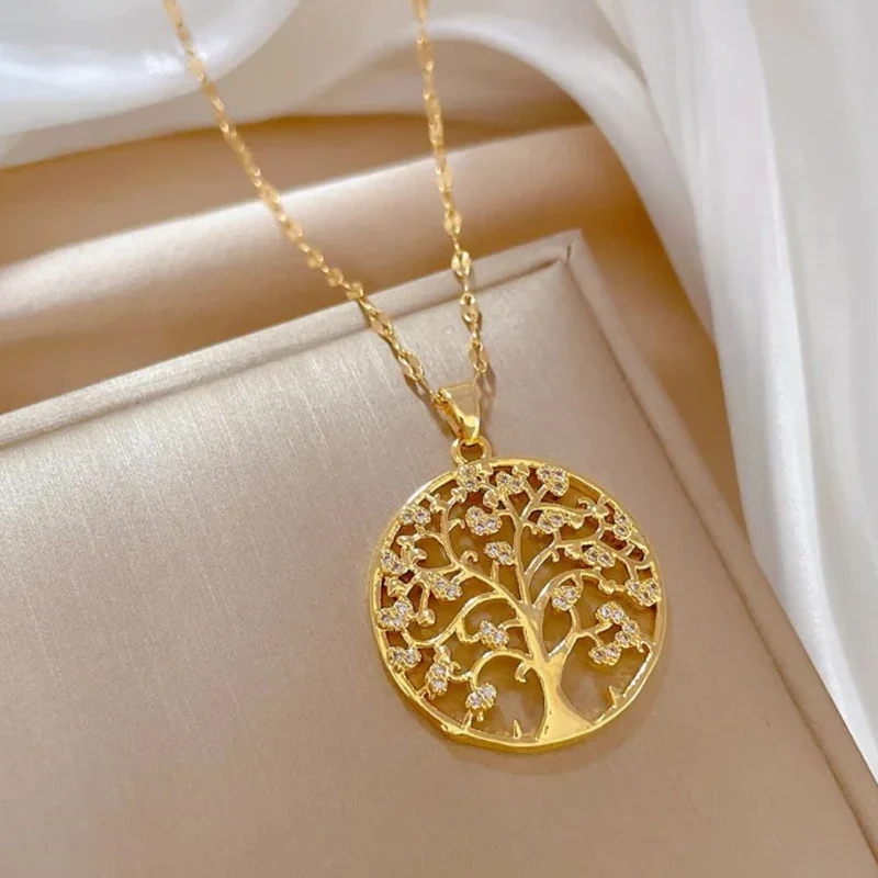 Collier Arbre de Vie Or Jaune
