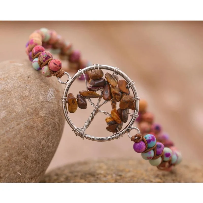 Bracelet Arbre de Vie Macramé