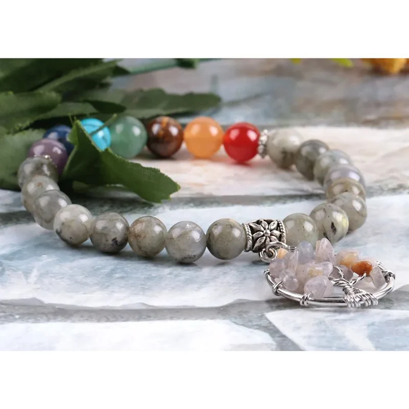 Bracelet Arbre de Vie Chakras