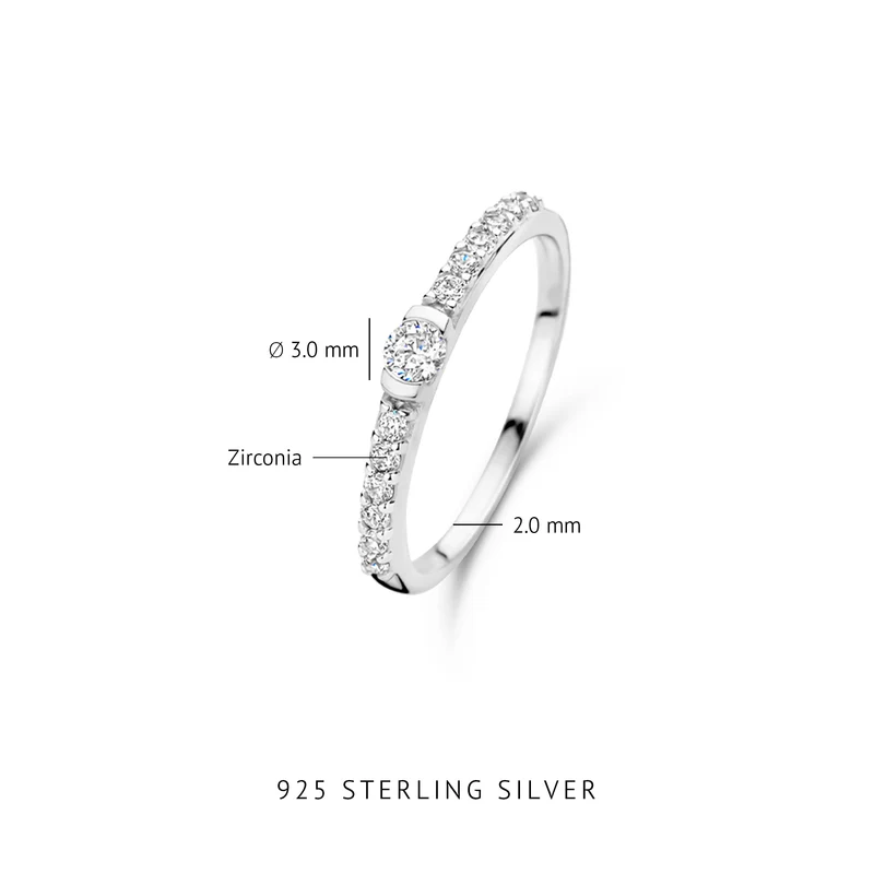 Parte Di Me Santa Maria Bague Argent PDM33027-60
