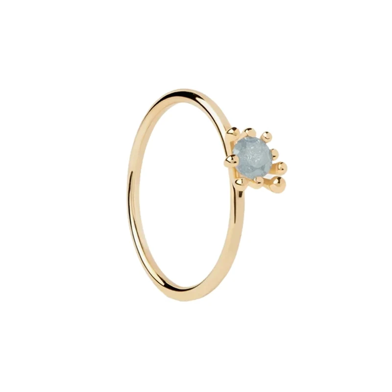 P D Paola Color 925 Sterling Silver Ring with Gold Plating AN01-C93-12