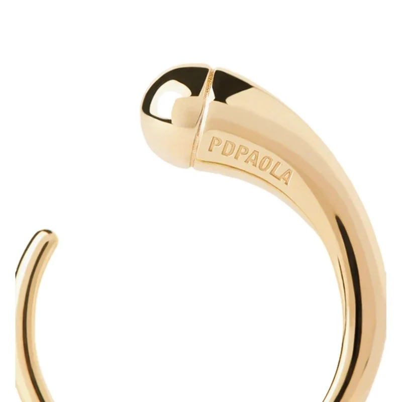 P D Paola New Essentials Bague New Essentials en argent sterling 925 plaqué or AN01-D01-10