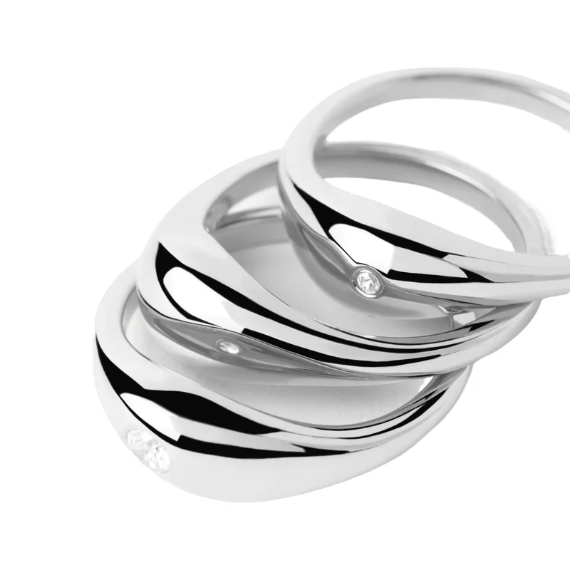 P D Paola The New Essentials Femmes Bague Argent AN02-994-10