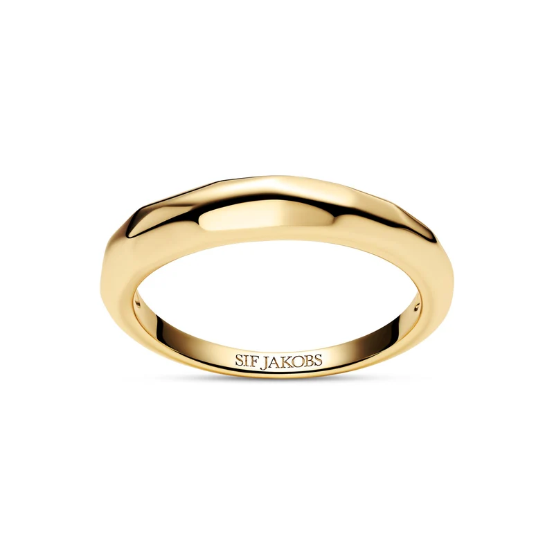 Sif Jakobs Gold Plated Roccia Ring SJ-R2724-YG-50