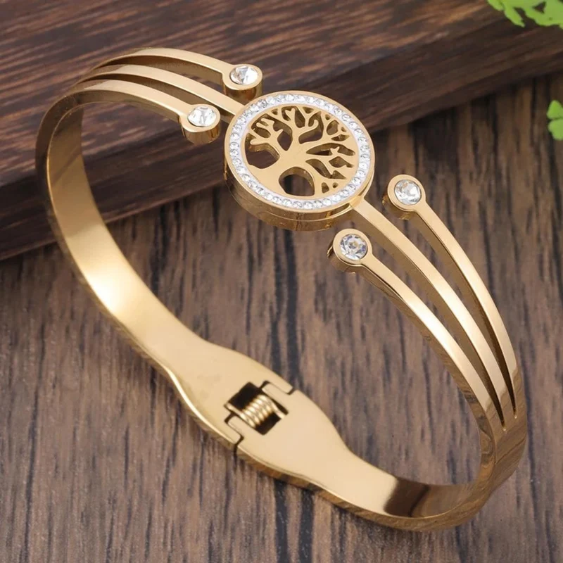 Bracelet Rigide Arbre de Vie
