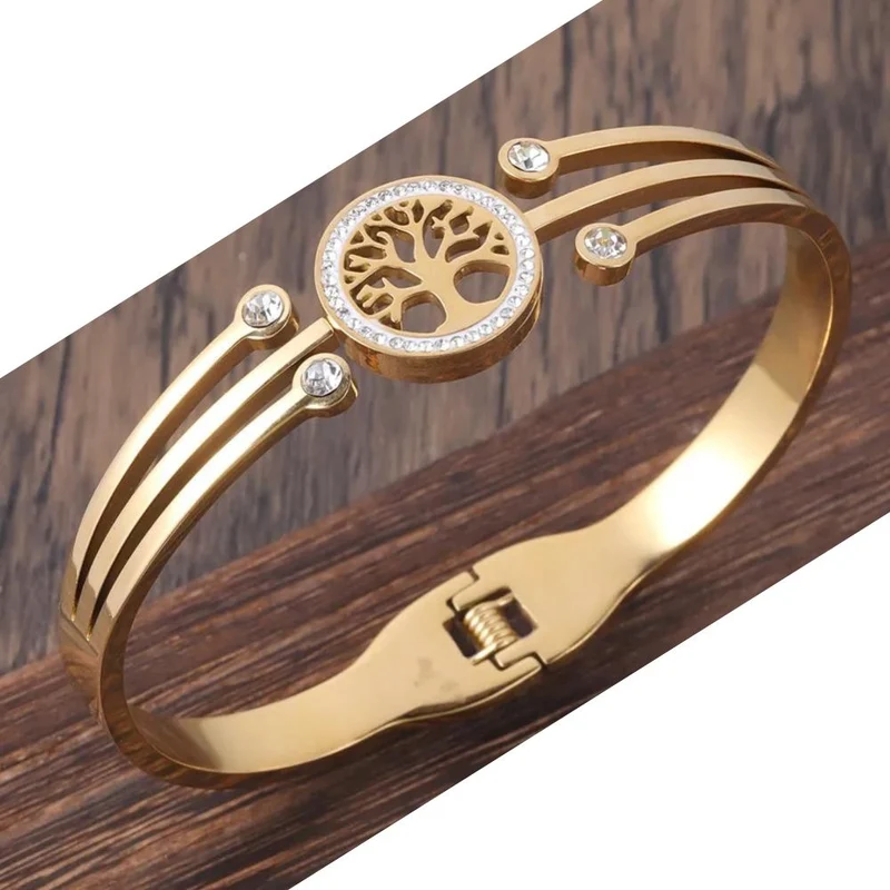 Bracelet Rigide Arbre de Vie