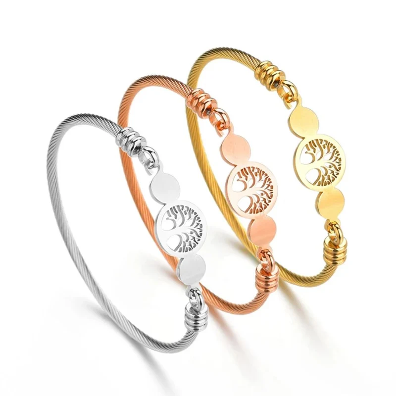 Bracelet Arbre de Vie Cable