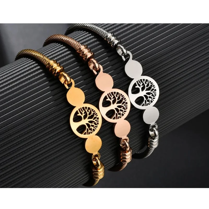 Bracelet Arbre de Vie Cable