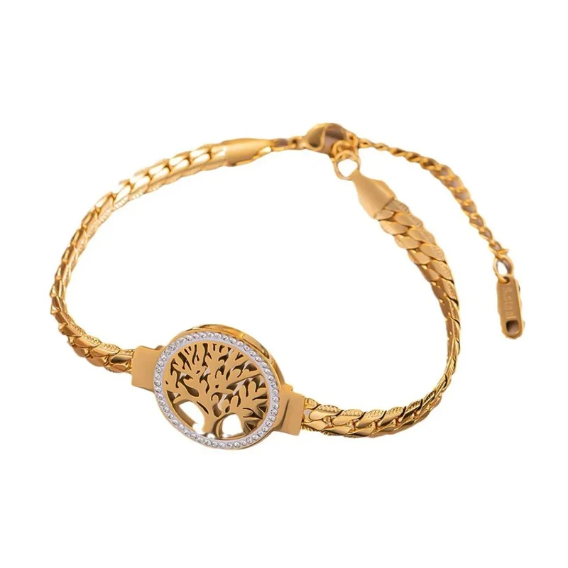Bracelet Arbre de Vie Jaune