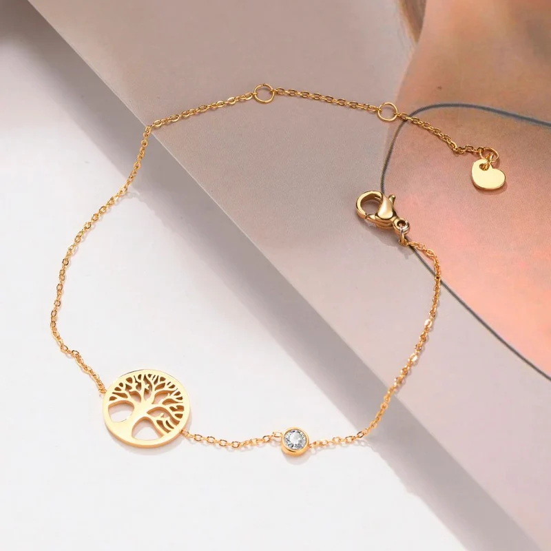 Bracelet Arbre de Vie Or 18 Carats