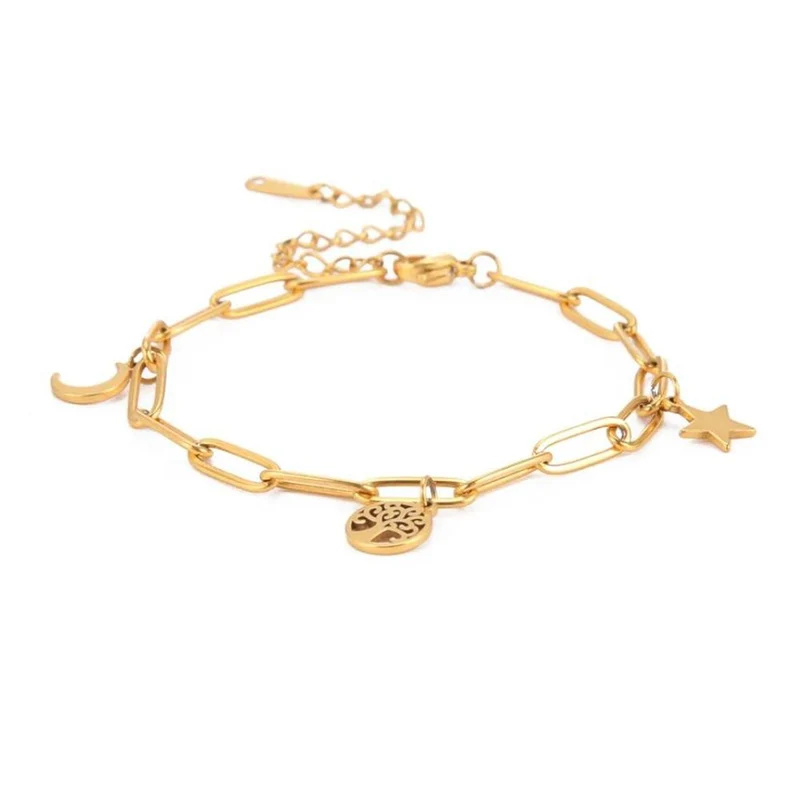 Bracelet Femme Breloque Arbre de Vie