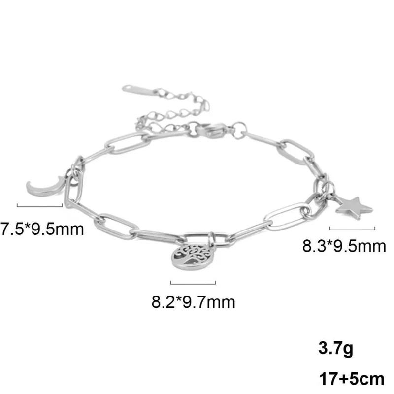 Bracelet Femme Breloque Arbre de Vie