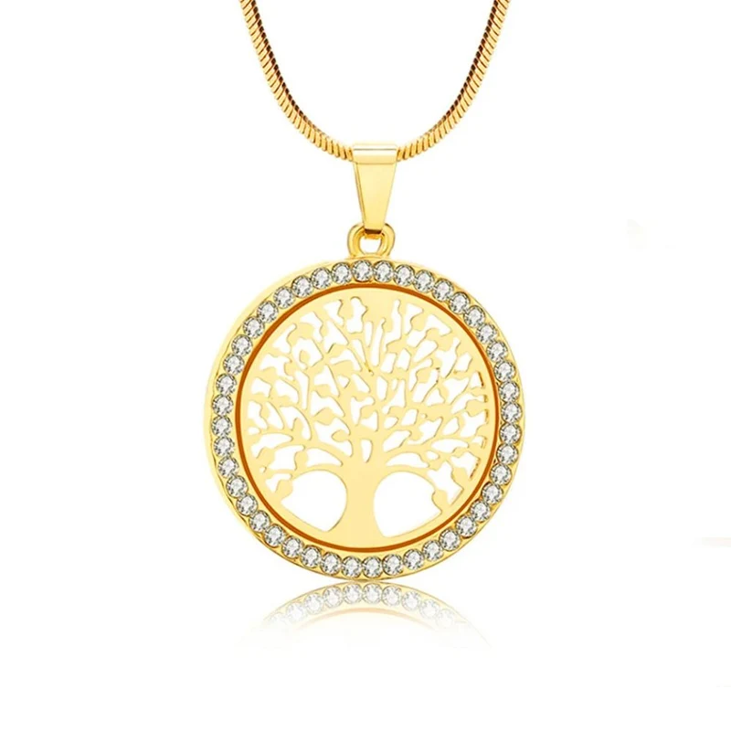 Collier Arbre de Vie Strass