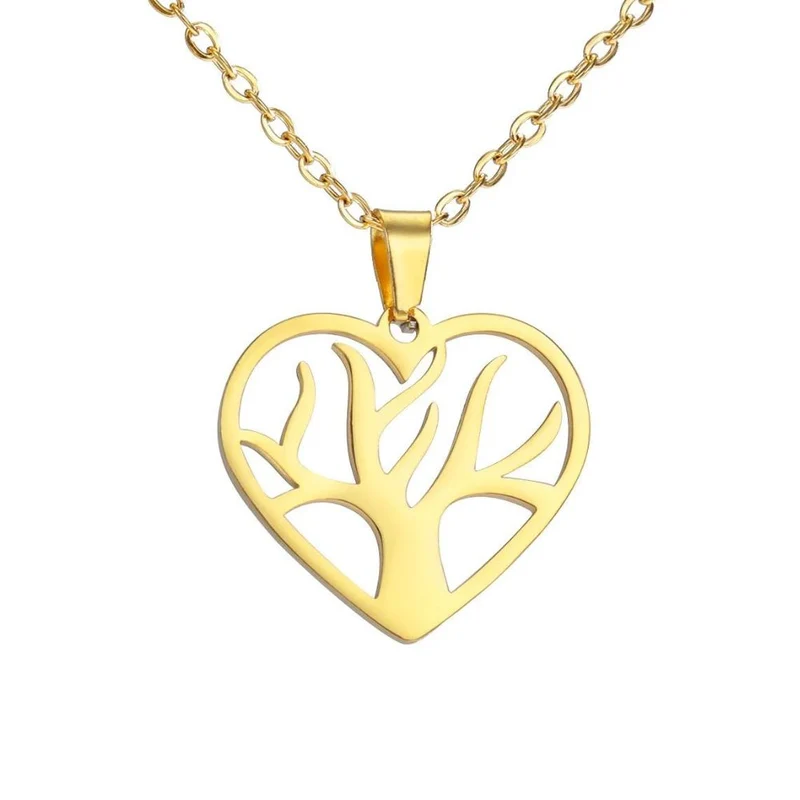 Collier Arbre de Vie Coeur Souple