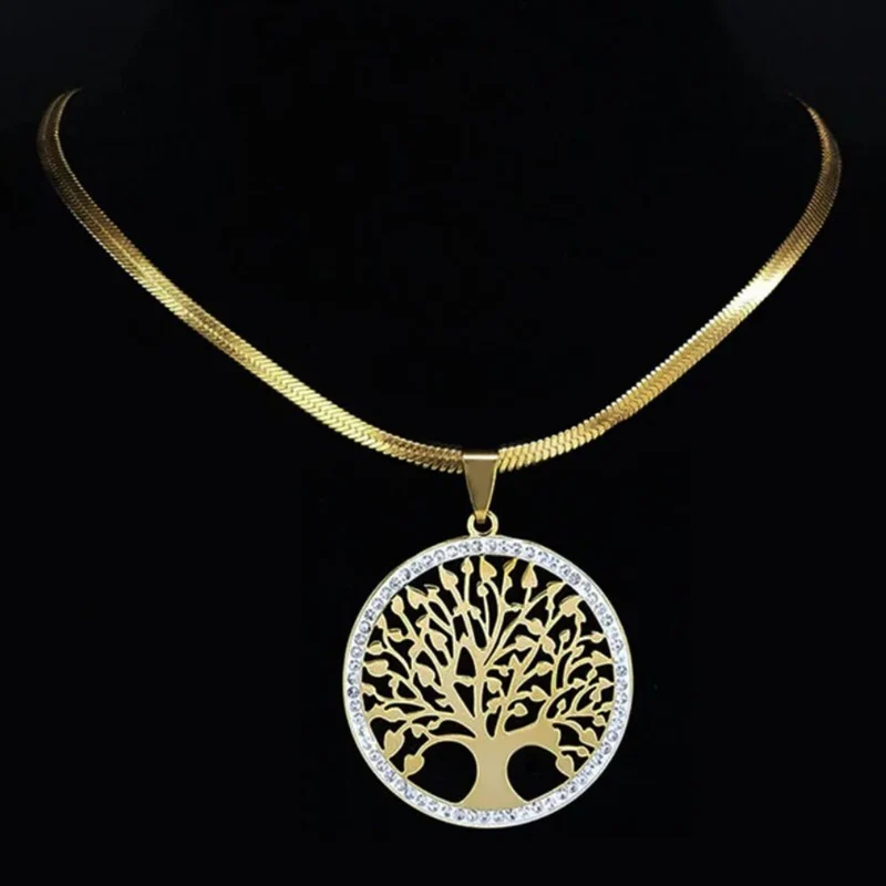 Collier Arbre de Vie Ras du Cou