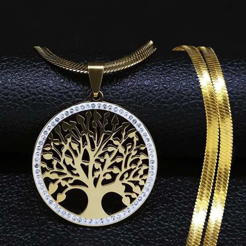 Collier Arbre de Vie Ras du Cou