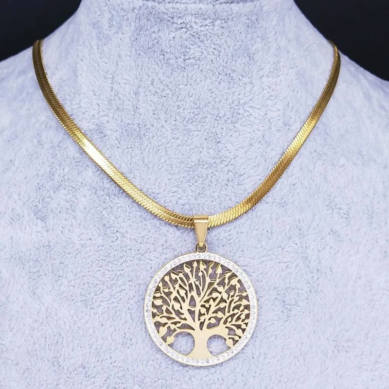 Collier Arbre de Vie Ras du Cou