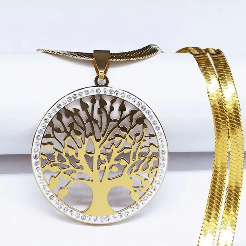 Collier Arbre de Vie Ras du Cou