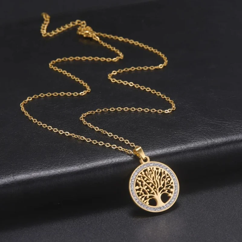 Collier Arbre de Vie Doré