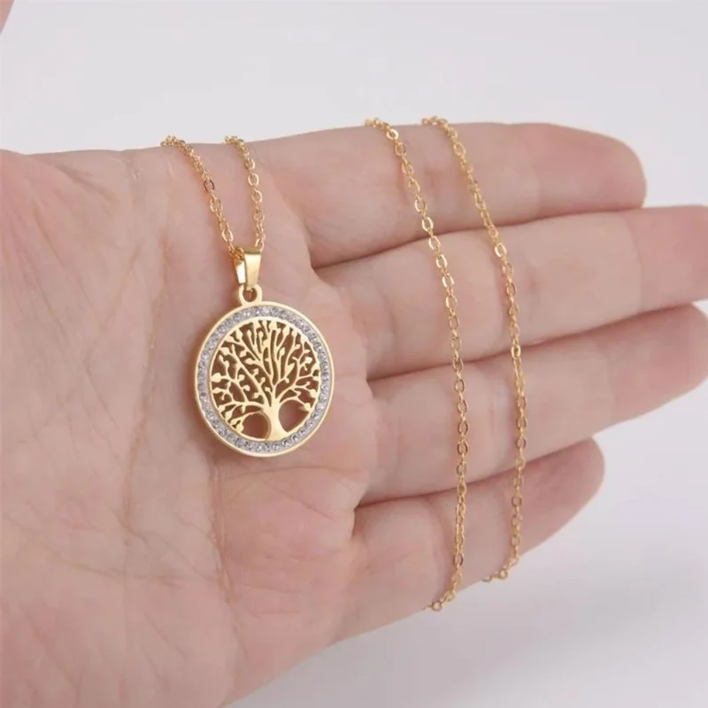 Collier Arbre de Vie Doré