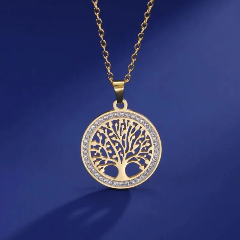 Collier Arbre de Vie Doré