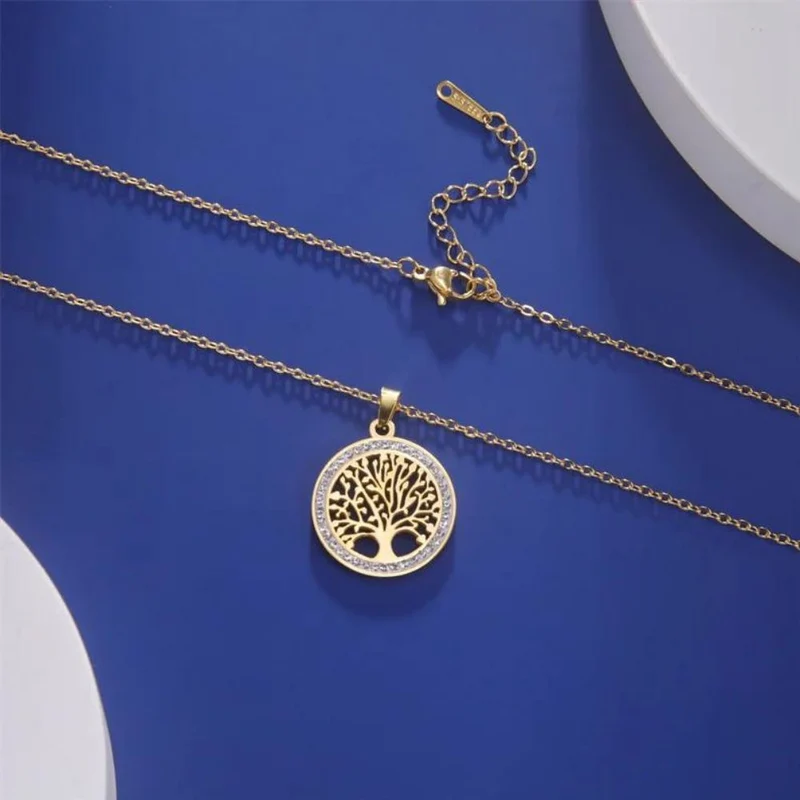Collier Arbre de Vie Doré