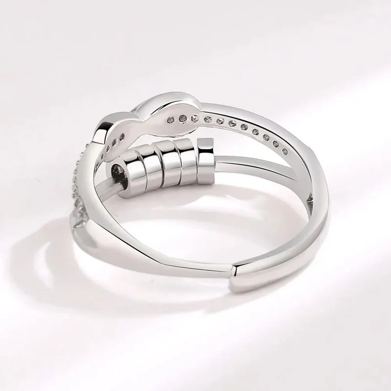 Bague Infini acier inoxydable