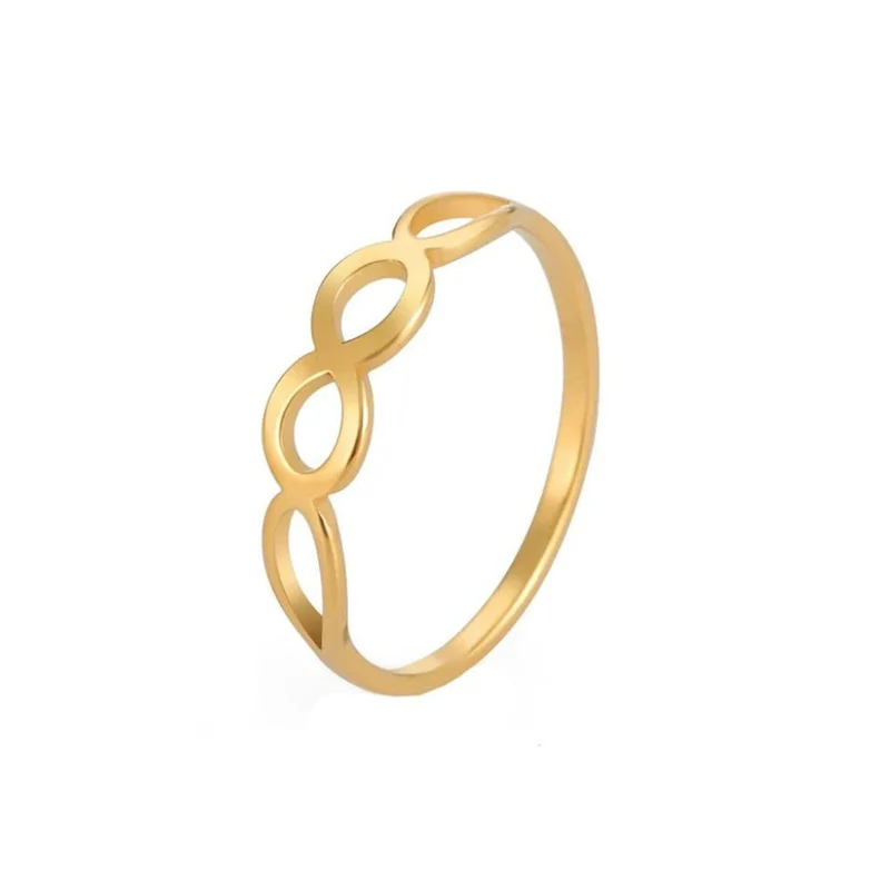 Bague Signe Infini Plaqué Or