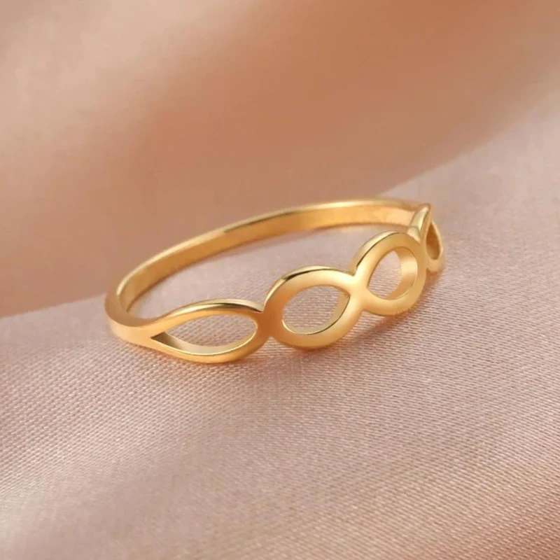 Bague Signe Infini Plaqué Or