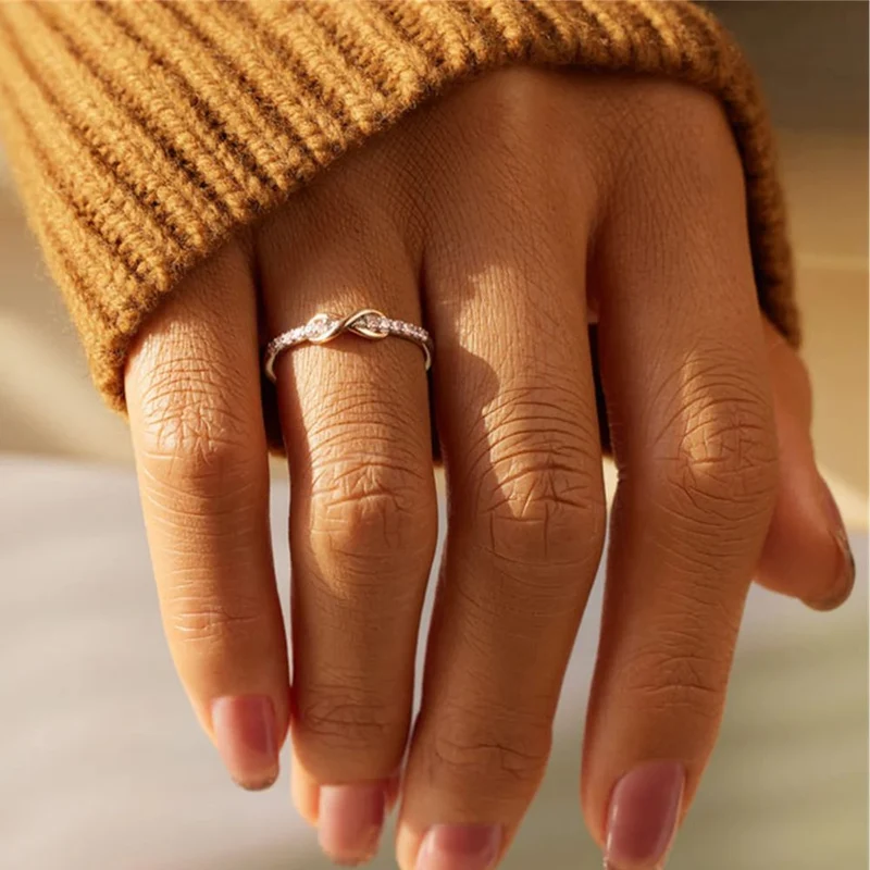 Bague Fiançailles Signe Infini