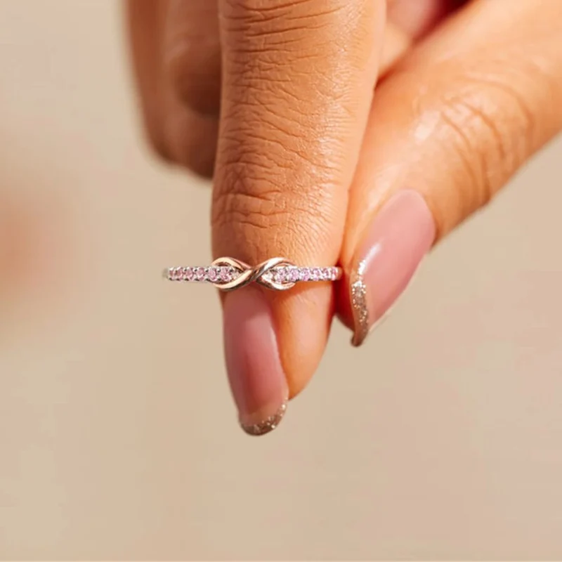Bague Fiançailles Signe Infini