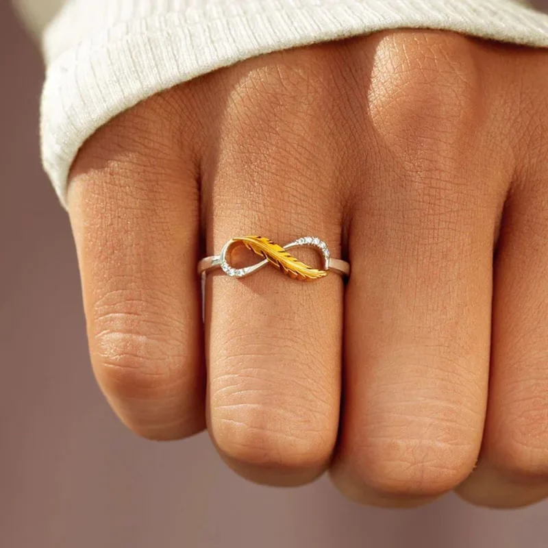 Bague Infini Plume
