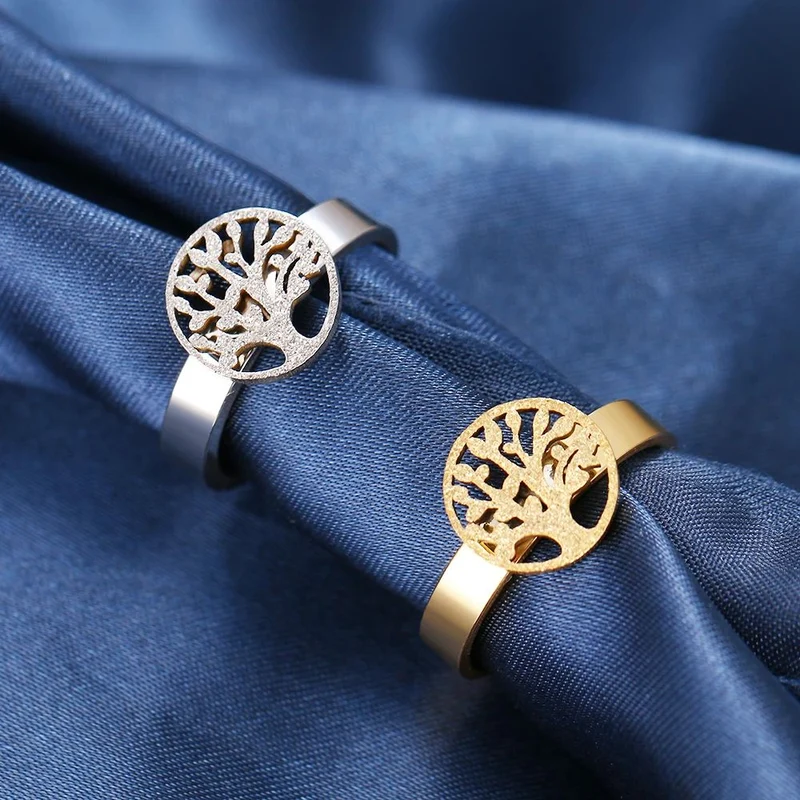 Bague Arbre de Vie Brillante