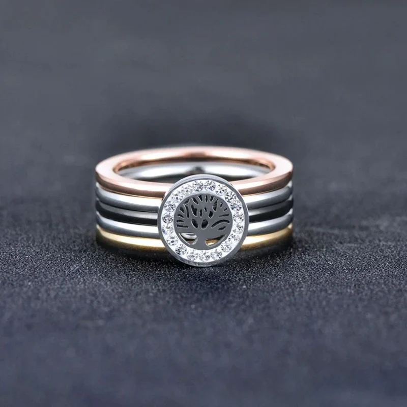 Bague Arbre Anneaux