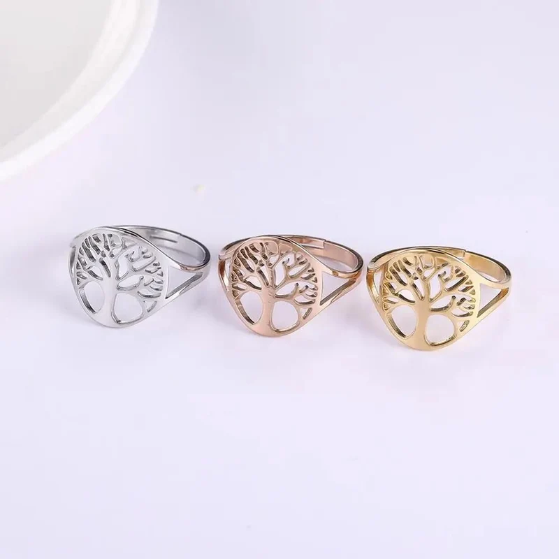 Bague Arbre de Vie Or Rose