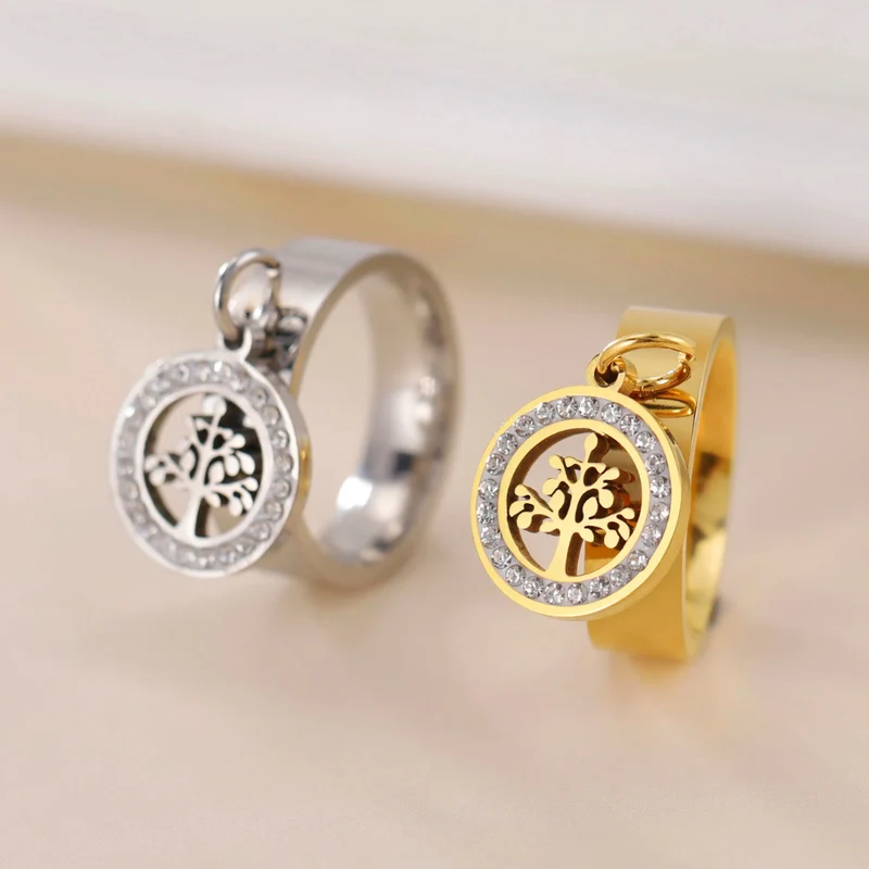 Bague Breloque Arbre de Vie
